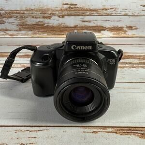 Canon EOS 750 35mm SLR Film Camera w/ EF 35-70mm Lens Black